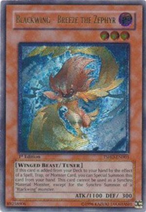 Blackwing - Breeze the Zephyr (UTR) (TSHD-EN003) - The Shining Darkness Unlimited The Shining Darkness Yugioh Single  Squirtle Squad Card Shop.