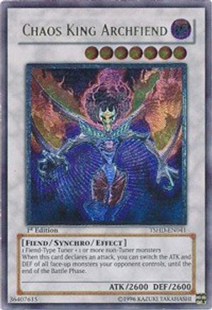 Chaos King Archfiend (UTR) (TSHD-EN041) - The Shining Darkness Unlimited The Shining Darkness Yugioh Single  Squirtle Squad Card Shop.