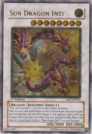 Sun Dragon Inti (UTR) (ABPF-EN042) - Absolute Powerforce 1st Edition Absolute Powerforce Yugioh Single  Squirtle Squad Card Shop.