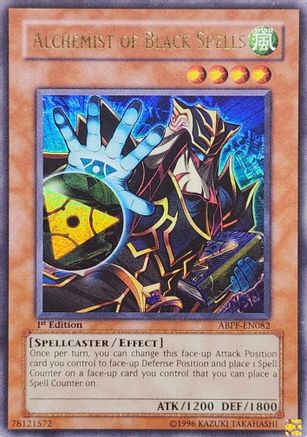 Alchemist of Black Spells (UTR) (ABPF-EN082) - Absolute Powerforce 1st Edition Absolute Powerforce Yugioh Single  Squirtle Squad Card Shop.