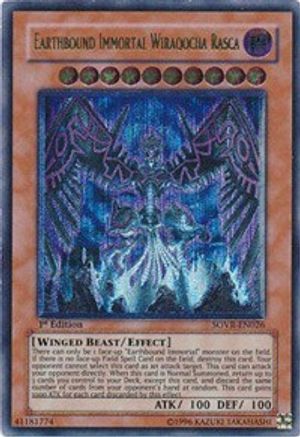 Earthbound Immortal Wiraqocha Rasca (UTR) (SOVR-EN026) - Stardust Overdrive Unlimited Stardust Overdrive Yugioh Single  Squirtle Squad Card Shop.
