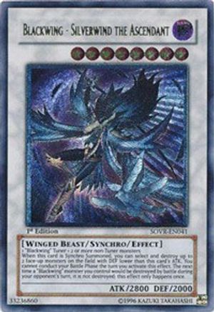 Blackwing - Silverwind the Ascendant (UTR) (SOVR-EN041) - Stardust Overdrive Unlimited Stardust Overdrive Yugioh Single  Squirtle Squad Card Shop.