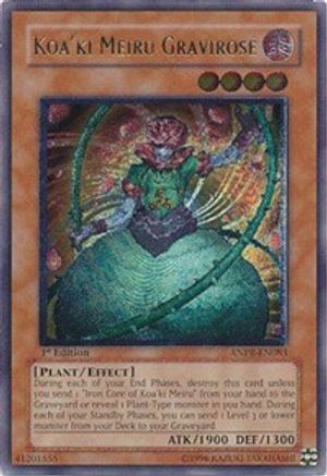 Koa'ki Meiru Gravirose (UTR) (ANPR-EN083) - Ancient Prophecy 1st Edition Ancient Prophecy Yugioh Single  Squirtle Squad Card Shop.