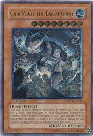Gaia Plate the Earth Giant (UTR) (ANPR-EN094) - Ancient Prophecy Unlimited Ancient Prophecy Yugioh Single  Squirtle Squad Card Shop.