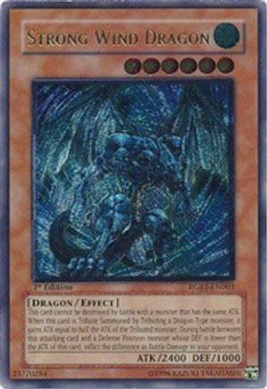 Strong Wind Dragon (UTR) (RGBT-EN003) - Raging Battle 1st Edition Raging Battle Yugioh Single  Squirtle Squad Card Shop.