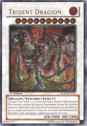Trident Dragion (UTR) (RGBT-EN043) - Raging Battle 1st Edition Raging Battle Yugioh Single  Squirtle Squad Card Shop.