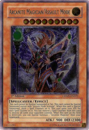 Arcanite Magician/Assault Mode (UTR) (CRMS-EN021) - Crimson Crisis 1st Edition Crimson Crisis Yugioh Single  Squirtle Squad Card Shop.