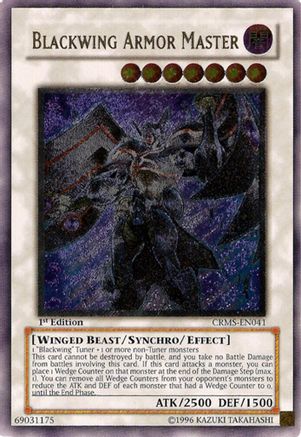 Blackwing Armor Master (UTR) (CRMS-EN041) - Crimson Crisis Unlimited Crimson Crisis Yugioh Single  Squirtle Squad Card Shop.