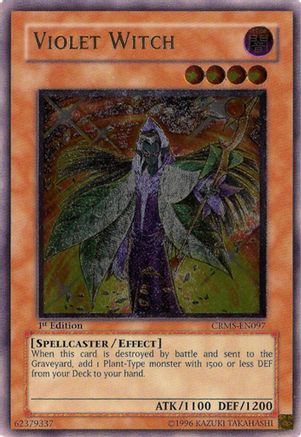 Violet Witch (UTR) (CRMS-EN097) - Crimson Crisis Unlimited Crimson Crisis Yugioh Single  Squirtle Squad Card Shop.