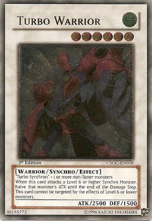 Turbo Warrior (UTR) (CSOC-EN038) - Crossroads of Chaos Unlimited Crossroads of Chaos Yugioh Single  Squirtle Squad Card Shop.