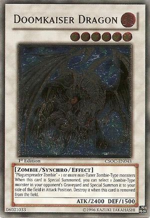 Doomkaiser Dragon (UTR) (CSOC-EN043) - Crossroads of Chaos Unlimited Crossroads of Chaos Yugioh Single  Squirtle Squad Card Shop.
