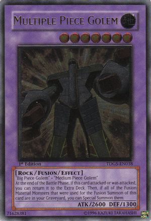 Multiple Piece Golem (UTR) (TDGS-EN038) - The Duelist Genesis Unlimited The Duelist Genesis Yugioh Single  Squirtle Squad Card Shop.
