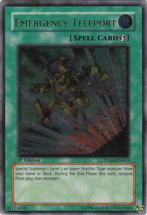 Emergency Teleport (UTR) (TDGS-EN053) - The Duelist Genesis Unlimited The Duelist Genesis Yugioh Single  Squirtle Squad Card Shop.