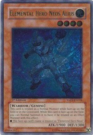 Elemental Hero Neos Alius (UTR) (TAEV-EN018) - Tactical Evolution 1st Edition Tactical Evolution Yugioh Single  Squirtle Squad Card Shop.