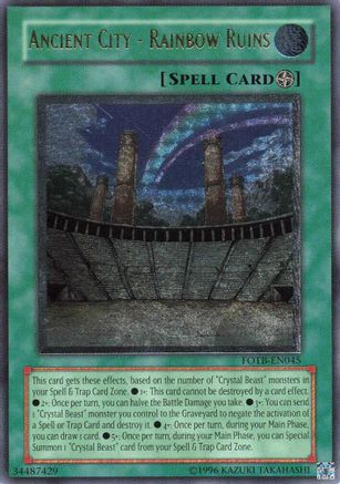 Ancient City - Rainbow Ruins (UTR) (FOTB-EN045) - Force of the Breaker Unlimited Force of the Breaker Yugioh Single  Squirtle Squad Card Shop.