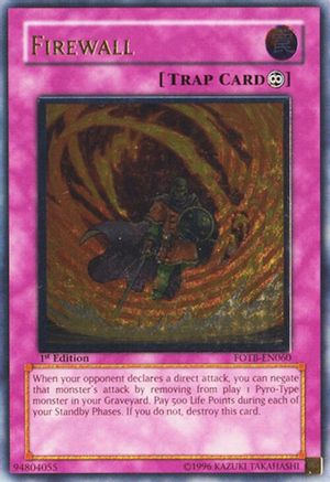 Firewall (UTR) (FOTB-EN060) - Force of the Breaker 1st Edition Force of the Breaker Yugioh Single  Squirtle Squad Card Shop.