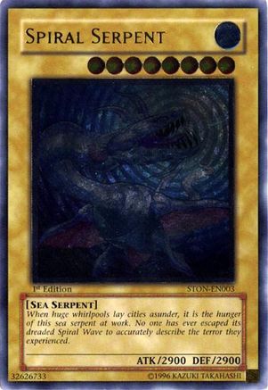 Spiral Serpent (UTR) (STON-EN003) - Strike of Neos Unlimited Strike of Neos Yugioh Single  Squirtle Squad Card Shop.