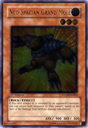Neo-Spacian Grand Mole (UTR) (STON-EN005) - Strike of Neos 1st Edition Strike of Neos Yugioh Single  Squirtle Squad Card Shop.