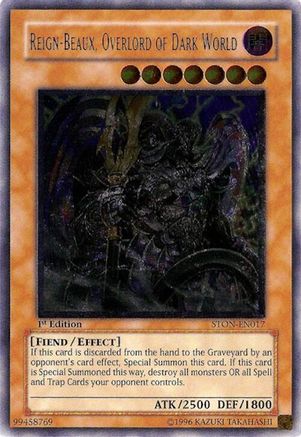 Reign-Beaux, Overlord of Dark World (UTR) (STON-EN017) - Strike of Neos Unlimited Strike of Neos Yugioh Single  Squirtle Squad Card Shop.