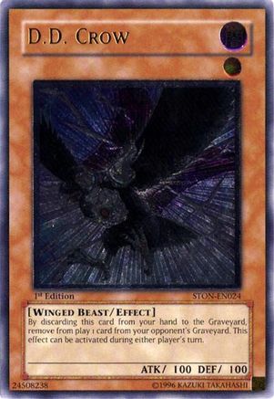 D.D. Crow (UTR) (STON-EN024) - Strike of Neos 1st Edition Strike of Neos Yugioh Single  Squirtle Squad Card Shop.