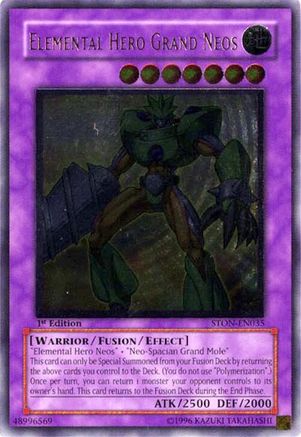 Elemental Hero Grand Neos (UTR) (STON-EN035) - Strike of Neos 1st Edition Strike of Neos Yugioh Single  Squirtle Squad Card Shop.
