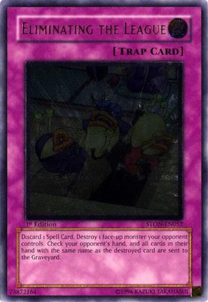 Eliminating the League (UTR) (STON-EN052) - Strike of Neos Unlimited Strike of Neos Yugioh Single  Squirtle Squad Card Shop.