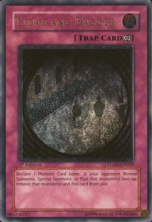 Cloak and Dagger (UTR) (STON-EN059) - Strike of Neos 1st Edition Strike of Neos Yugioh Single  Squirtle Squad Card Shop.