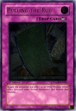 Pulling the Rug (UTR) (STON-EN060) - Strike of Neos 1st Edition Strike of Neos Yugioh Single  Squirtle Squad Card Shop.