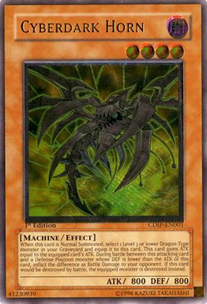 Cyberdark Horn (UTR) (CDIP-EN001) - Cyberdark Impact Unlimited Cyberdark Impact Yugioh Single  Squirtle Squad Card Shop.