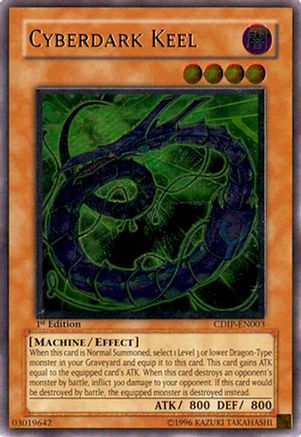 Cyberdark Keel (UTR) (CDIP-EN003) - Cyberdark Impact Unlimited Cyberdark Impact Yugioh Single  Squirtle Squad Card Shop.