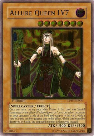 Allure Queen LV7 (UTR) (CDIP-EN008) - Cyberdark Impact Unlimited Cyberdark Impact Yugioh Single  Squirtle Squad Card Shop.