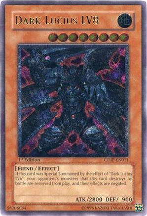 Dark Lucius LV8 (UTR) (CDIP-EN011) - Cyberdark Impact Unlimited Cyberdark Impact Yugioh Single  Squirtle Squad Card Shop.
