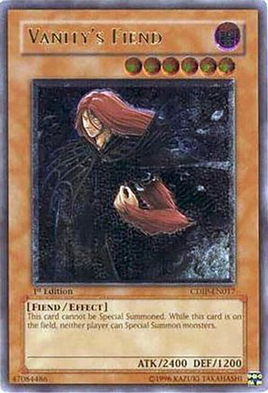 Vanity's Fiend (UTR) (CDIP-EN017) - Cyberdark Impact 1st Edition Cyberdark Impact Yugioh Single  Squirtle Squad Card Shop.