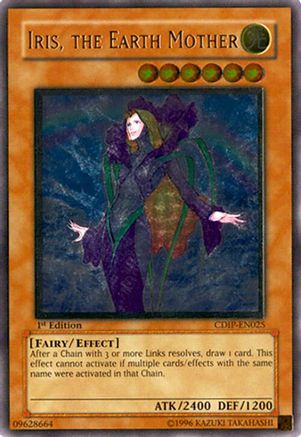 Iris, the Earth Mother (UTR) (CDIP-EN025) - Cyberdark Impact Unlimited Cyberdark Impact Yugioh Single  Squirtle Squad Card Shop.