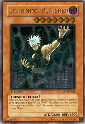 Lightning Punisher (UTR) (CDIP-EN026) - Cyberdark Impact Unlimited Cyberdark Impact Yugioh Single  Squirtle Squad Card Shop.