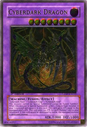 Cyberdark Dragon (UTR) (CDIP-EN035) - Cyberdark Impact Unlimited Cyberdark Impact Yugioh Single  Squirtle Squad Card Shop.