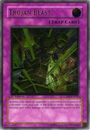 Trojan Blast (UTR) (CDIP-EN056) - Cyberdark Impact 1st Edition Cyberdark Impact Yugioh Single  Squirtle Squad Card Shop.