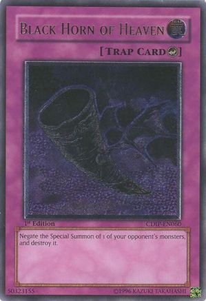 Black Horn of Heaven (UTR) (CDIP-EN060) - Cyberdark Impact 1st Edition Cyberdark Impact Yugioh Single  Squirtle Squad Card Shop.