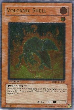 Volcanic Shell (UTR) (FOTB-EN009) - Force of the Breaker 1st Edition Force of the Breaker Yugioh Single  Squirtle Squad Card Shop.