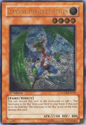 Zeradias, Herald of Heaven (UTR) (FOTB-EN018) - Force of the Breaker 1st Edition Force of the Breaker Yugioh Single  Squirtle Squad Card Shop.