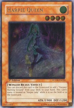 Harpie Queen (UTR) (FOTB-EN020) - Force of the Breaker Unlimited Force of the Breaker Yugioh Single  Squirtle Squad Card Shop.