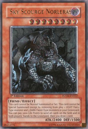 Sky Scourge Norleras (UTR) (FOTB-EN022) - Force of the Breaker Unlimited Force of the Breaker Yugioh Single  Squirtle Squad Card Shop.