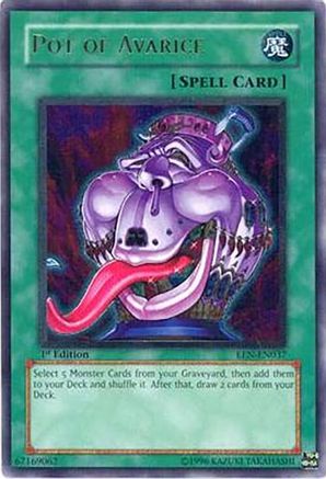 Pot of Avarice (UTR) (EEN-EN037) - Elemental Energy 1st Edition Elemental Energy Yugioh Single  Squirtle Squad Card Shop.