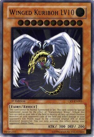 Winged Kuriboh LV10 (UTR) (CRV-EN005) - Cybernetic Revolution 1st Edition Cybernetic Revolution Yugioh Single  Squirtle Squad Card Shop.