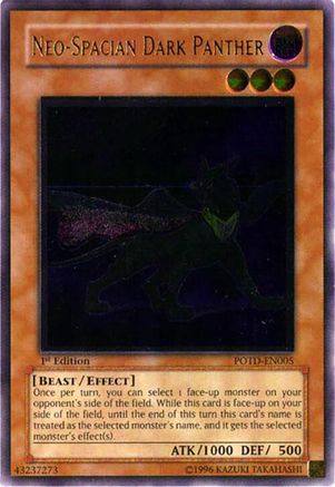 Neo-Spacian Dark Panther (UTR) (POTD-EN005) - Power of the Duelist 1st Edition Power of the Duelist Yugioh Single  Squirtle Squad Card Shop.