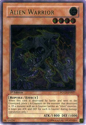 Alien Warrior (UTR) (POTD-EN027) - Power of the Duelist 1st Edition Power of the Duelist Yugioh Single  Squirtle Squad Card Shop.