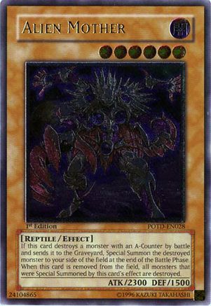 Alien Mother (UTR) (POTD-EN028) - Power of the Duelist Unlimited Power of the Duelist Yugioh Single  Squirtle Squad Card Shop.