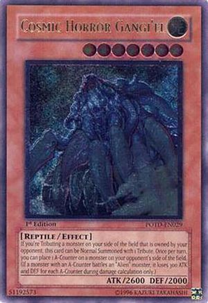 Cosmic Horror Gangi'el (UTR) (POTD-EN029) - Power of the Duelist Unlimited Power of the Duelist Yugioh Single  Squirtle Squad Card Shop.