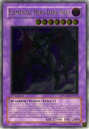 Elemental Hero Dark Neos (UTR) (POTD-EN033) - Power of the Duelist 1st Edition Power of the Duelist Yugioh Single  Squirtle Squad Card Shop.