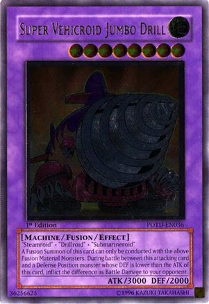 Super Vehicroid Jumbo Drill (UTR) (POTD-EN036) - Power of the Duelist Unlimited Power of the Duelist Yugioh Single  Squirtle Squad Card Shop.
